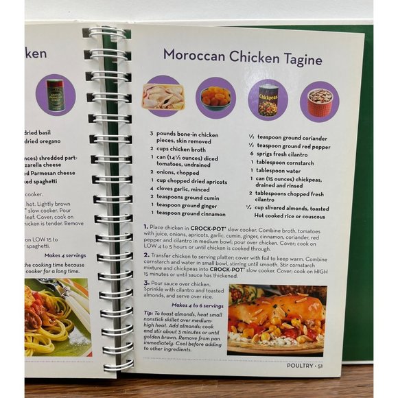 Rival Crockpot Quick & Easy Recipes Cookbook 2010 Splash Proof Pages - Picture 6 of 7